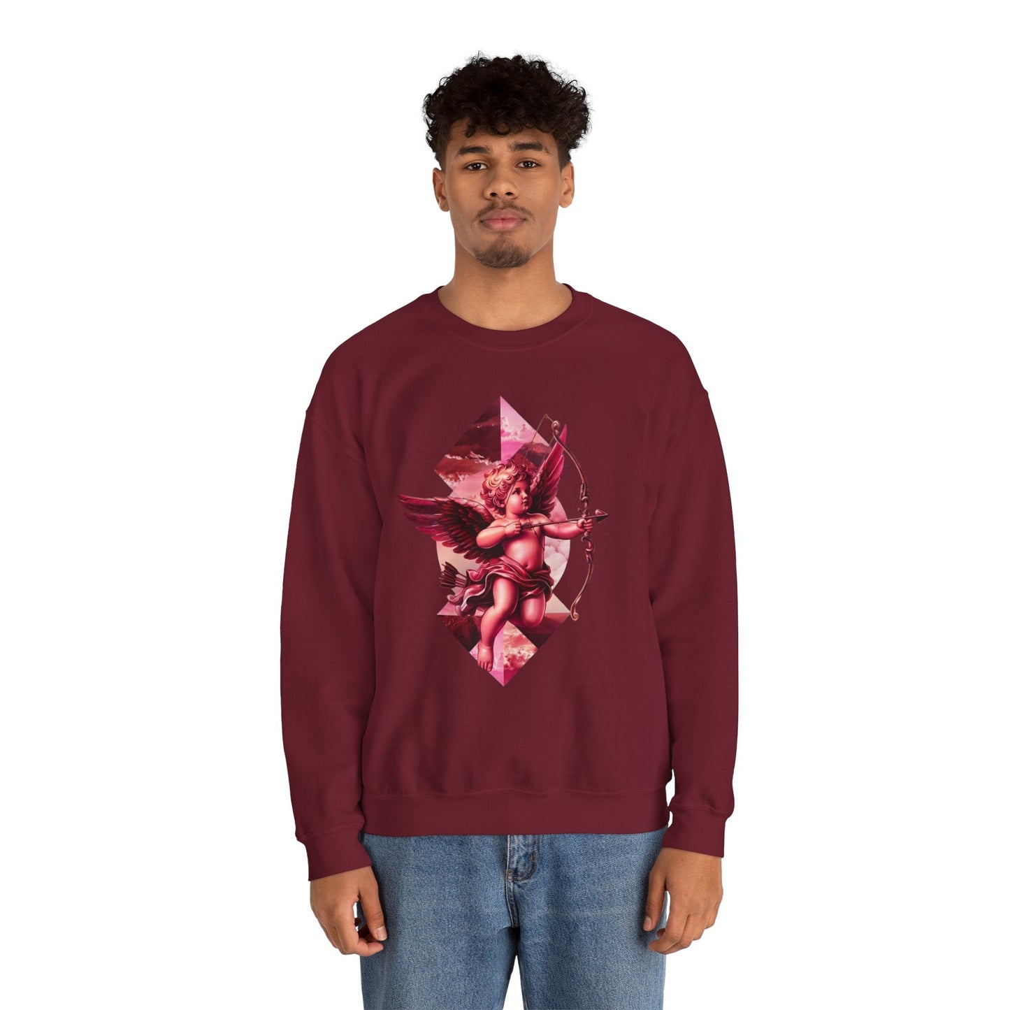 Cupid's Bow + Arrow - Love, Infiniti Unisex Crewneck Sweater