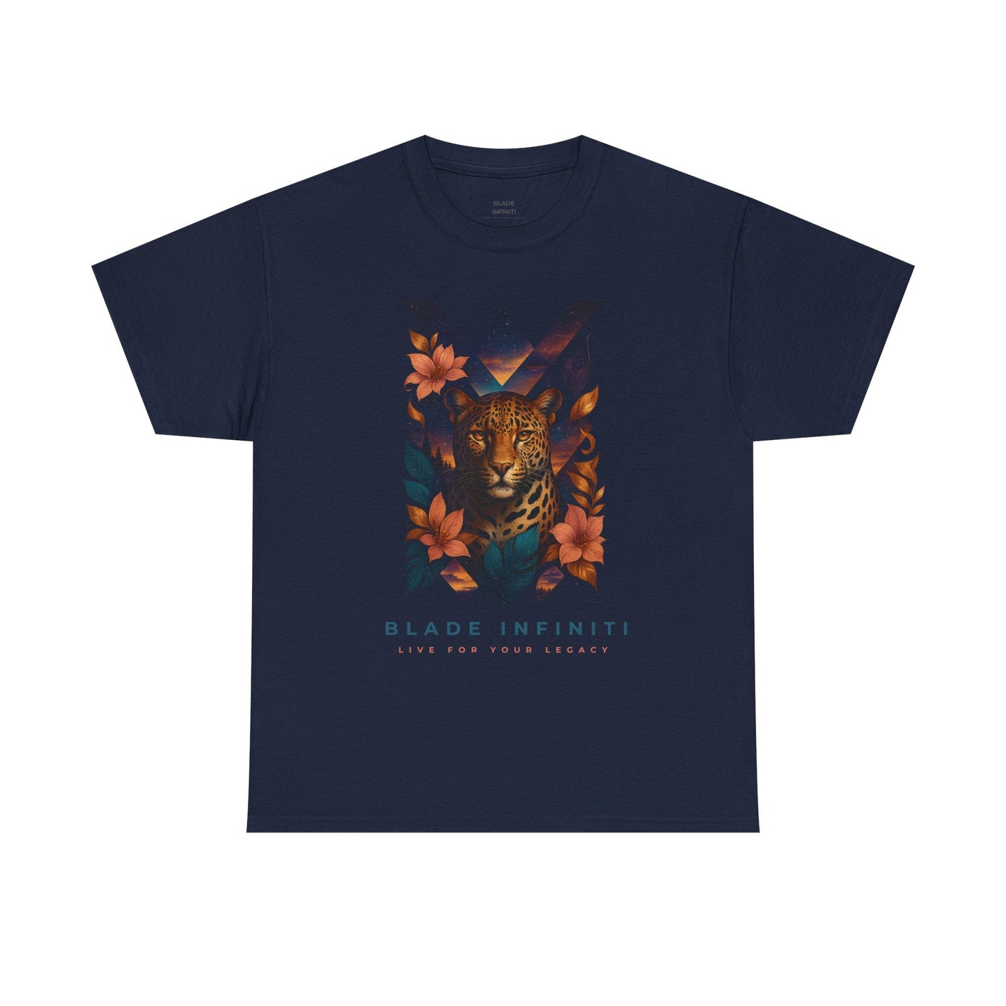 Bladeverse Galactic Jungle Leopard/Floral T-Shirt