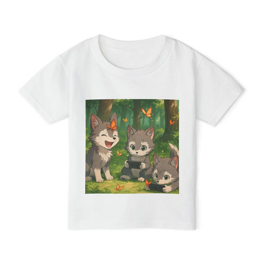 Little Xp wolf Gamer's toddler t-shirt