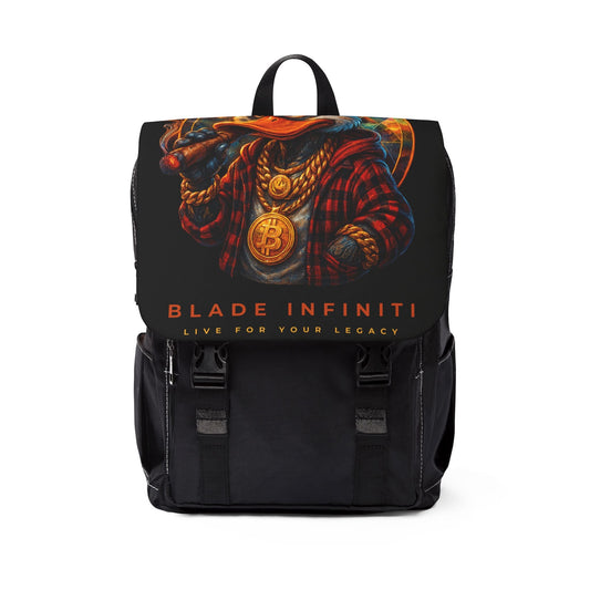 Weed/Pot Galactic Duck Shoulder Backpack