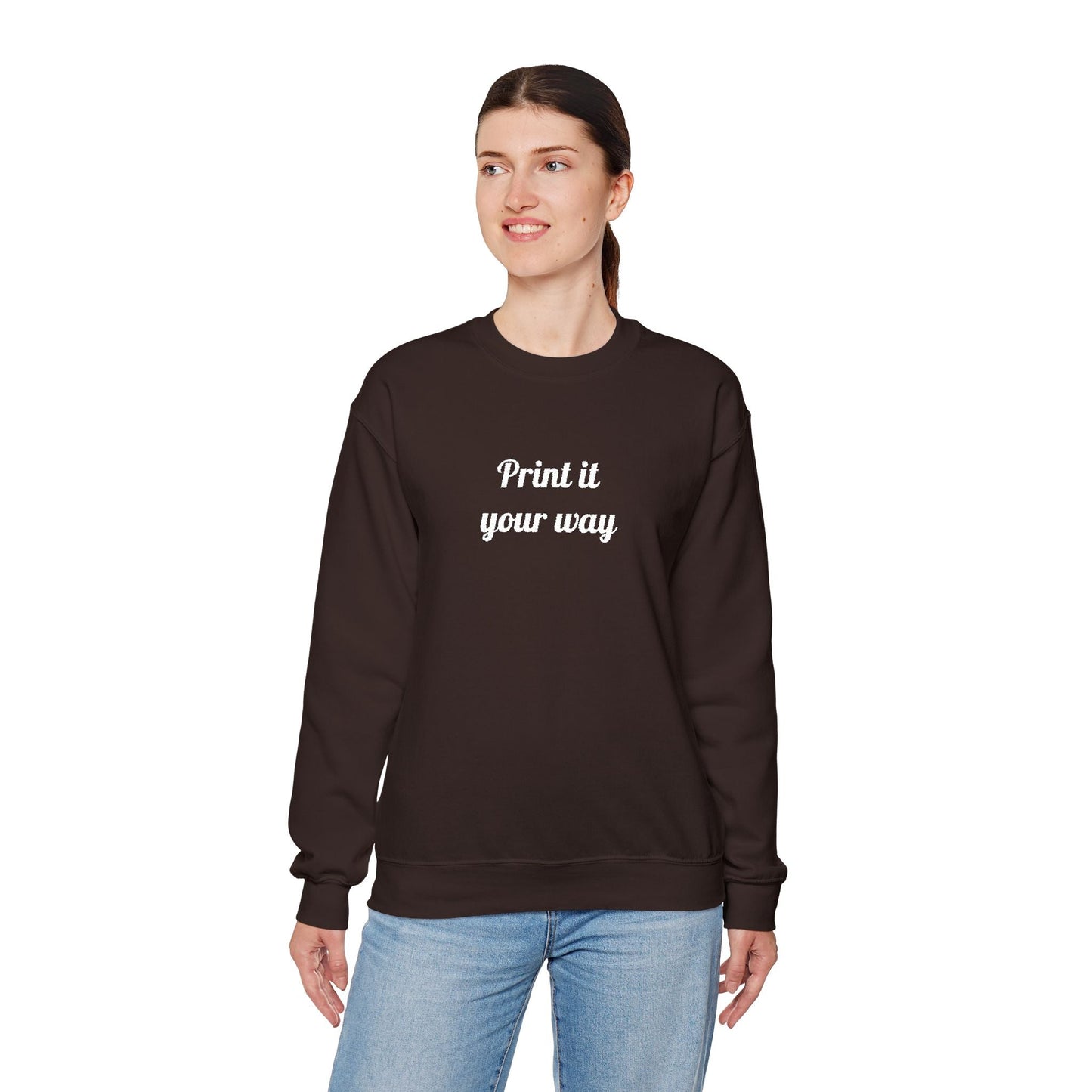 Embroidery Personalization - Unisex Crewneck Sweater (Make It Yours)
