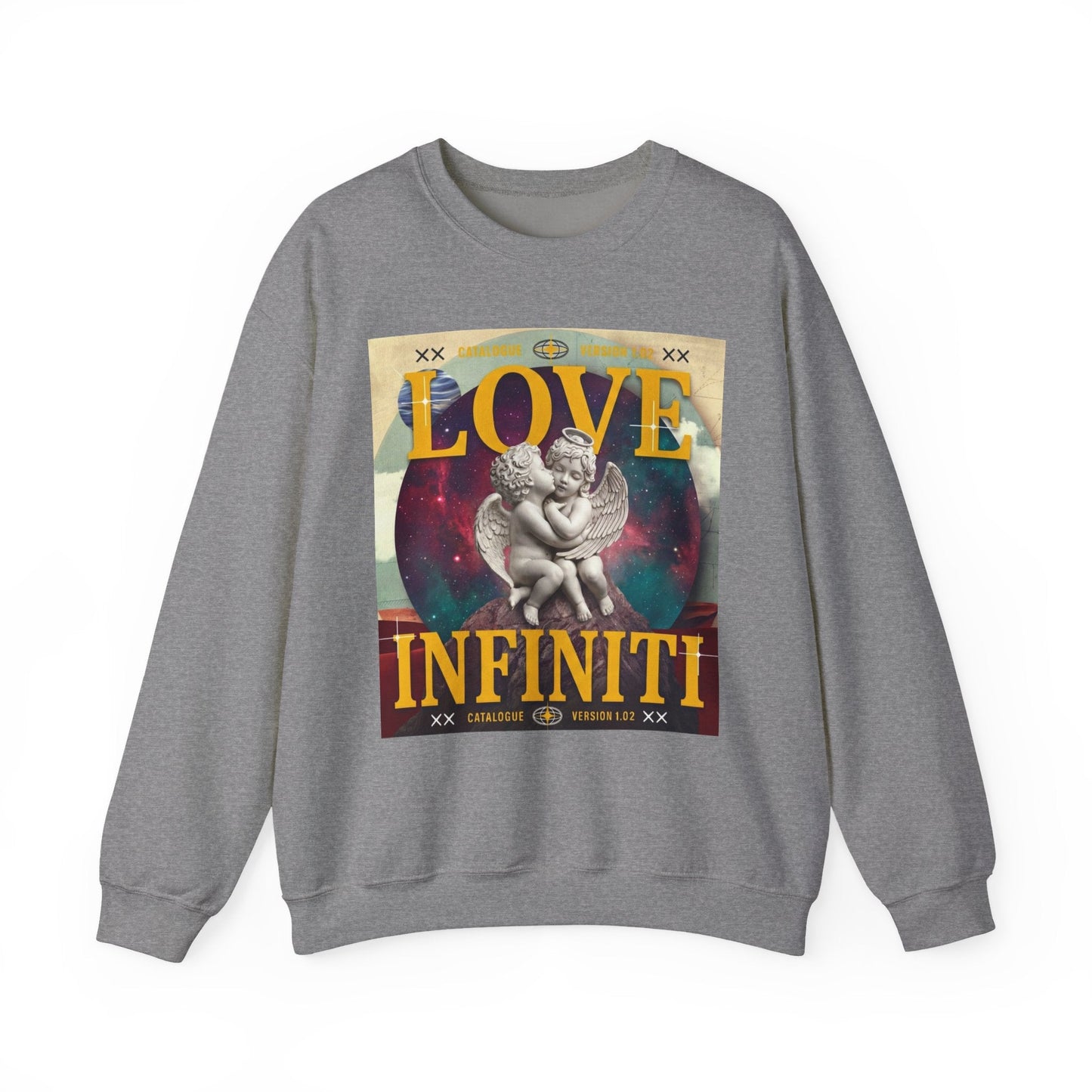 Celestial Love, Infiniti Unisex Crewneck Sweater