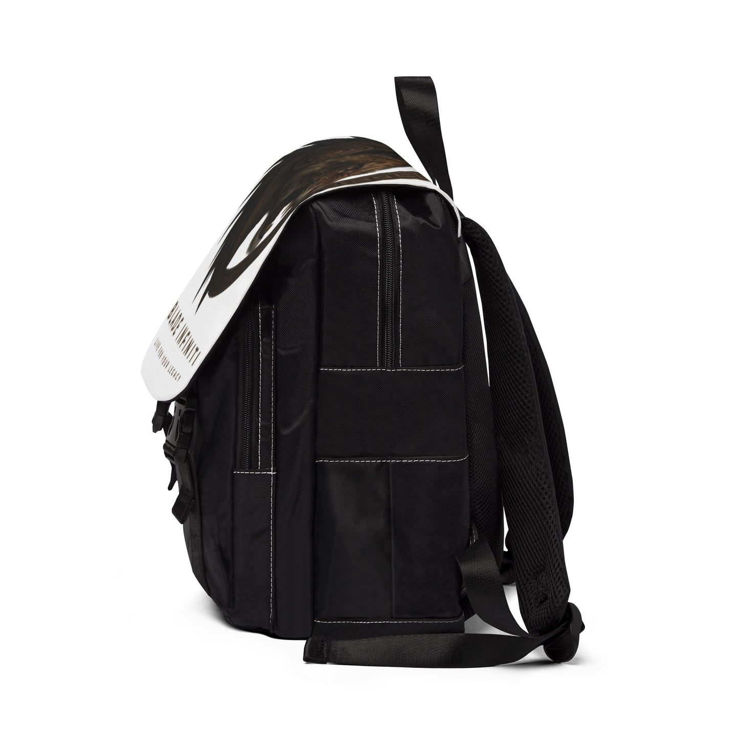Aztec Tiger Shoulder Backpack - White