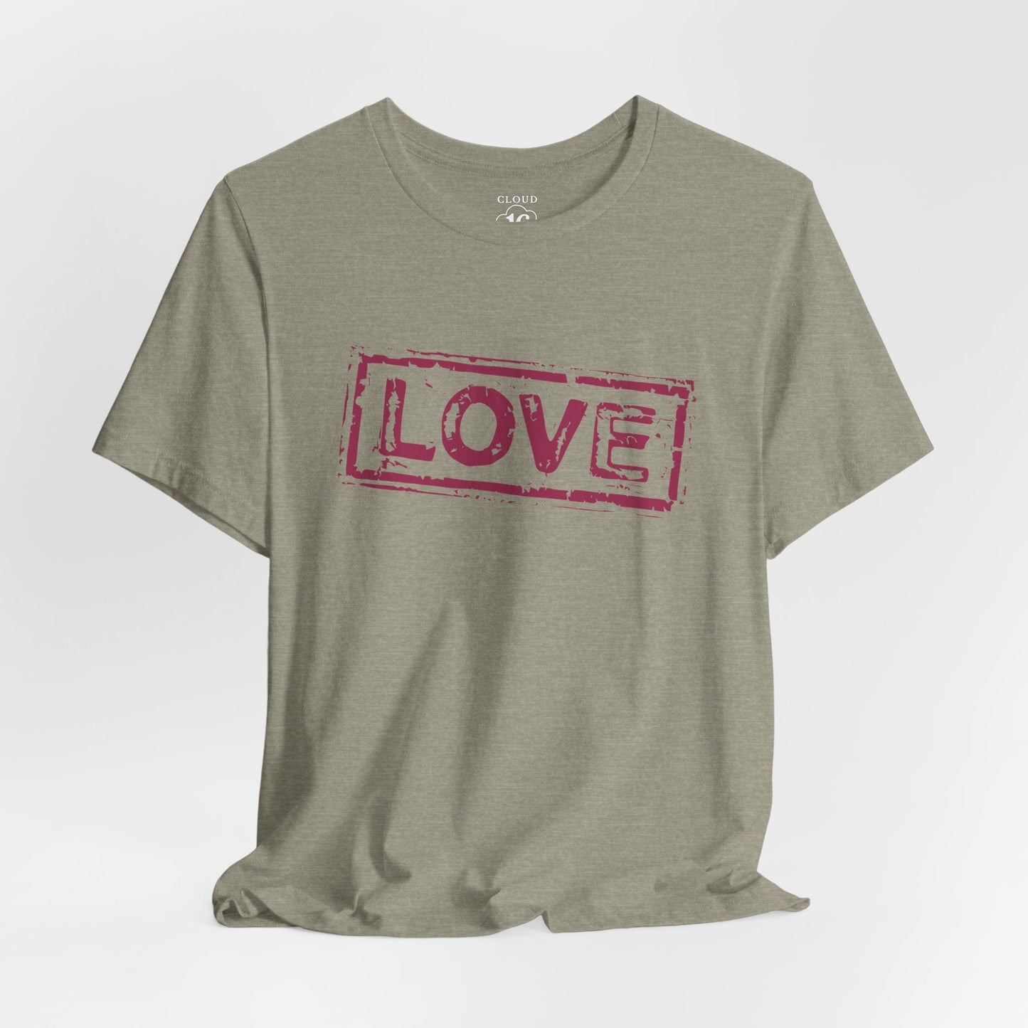 Love T-Shirt - Vintage Distressed Heart Graphic Tee