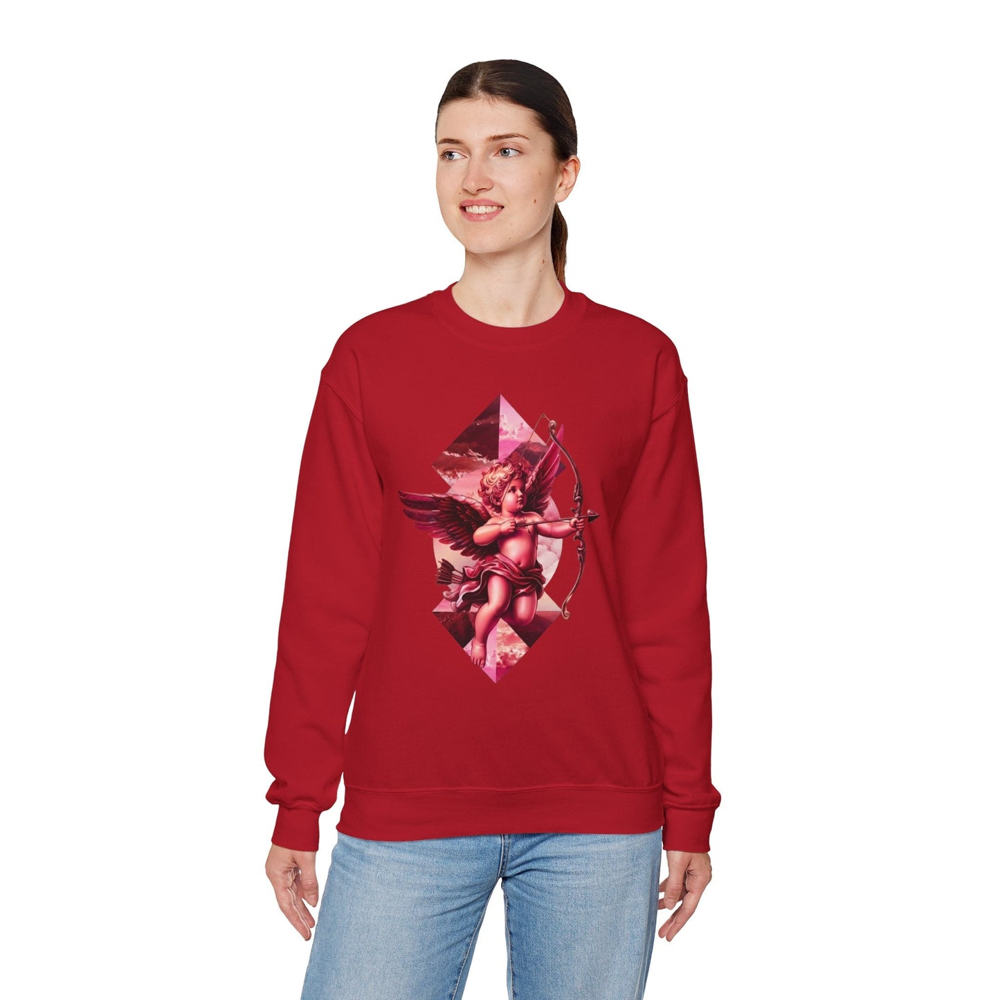 Cupid's Bow + Arrow - Love, Infiniti Unisex Crewneck Sweater
