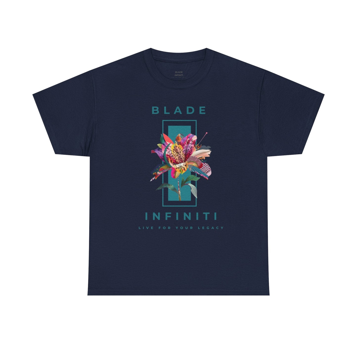 Essence of Infiniti Teal/Floral T-Shirt