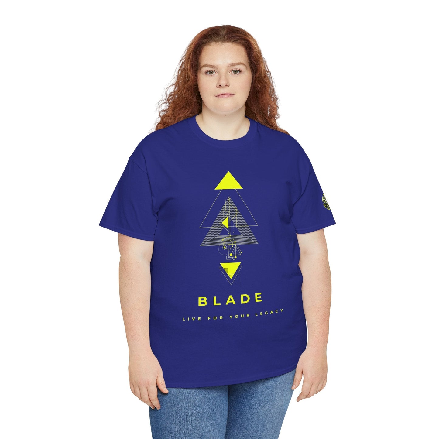Geometric Odyssey Neon Green TX T-Shirt