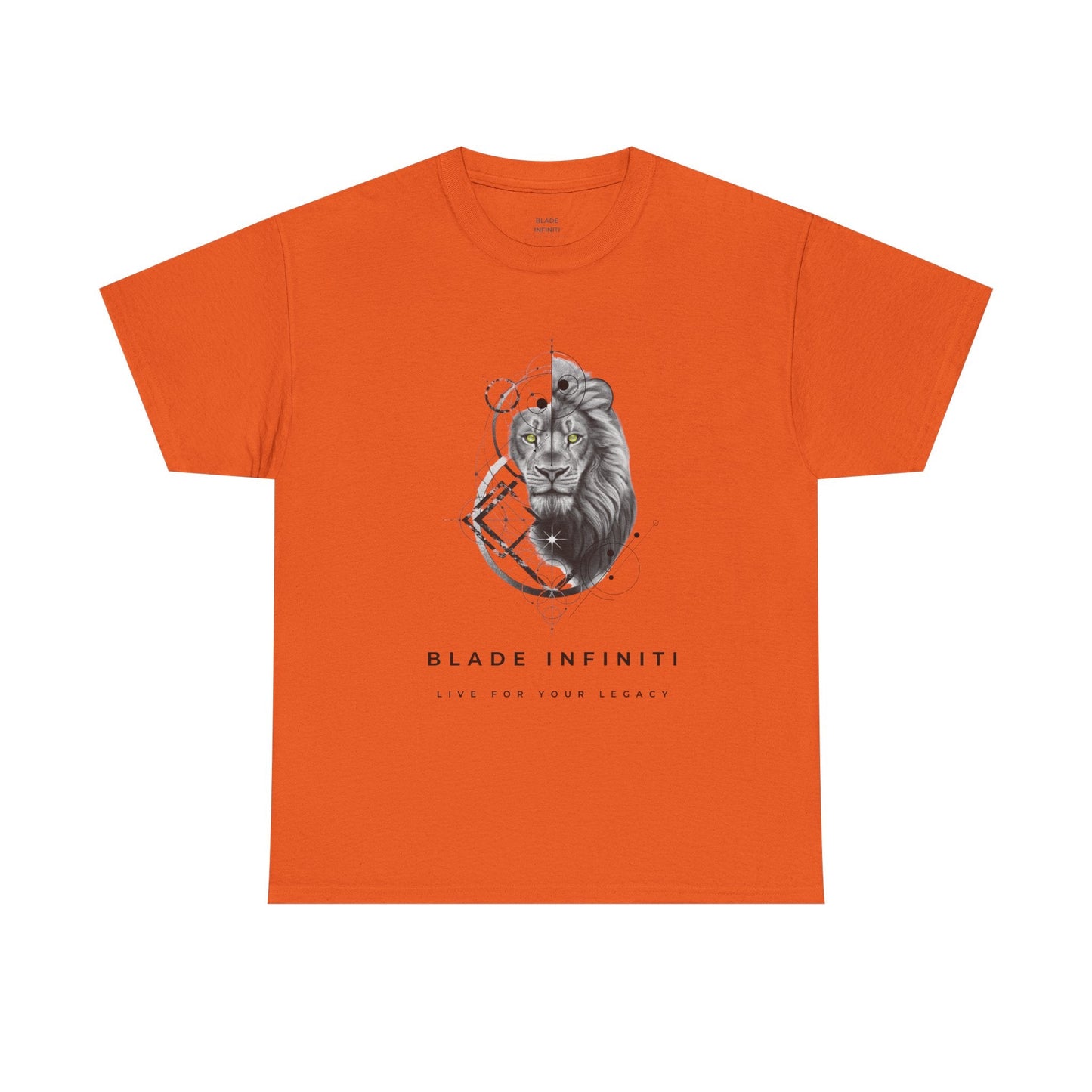 Geometric King Black Version 4 TX Lion T-Shirt