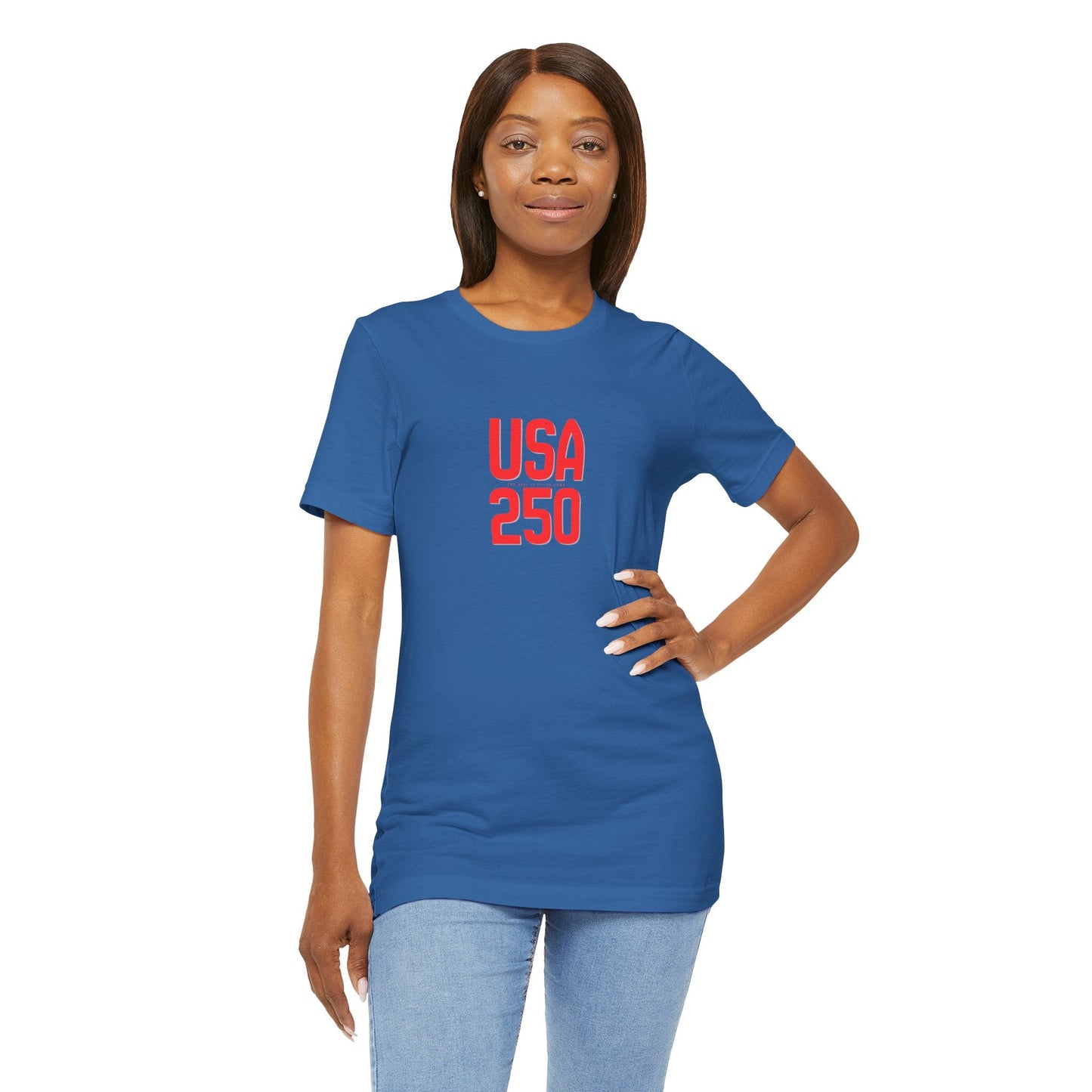 USA 250 T‑Shirt — Minimal Independence Day Patriotic Tee