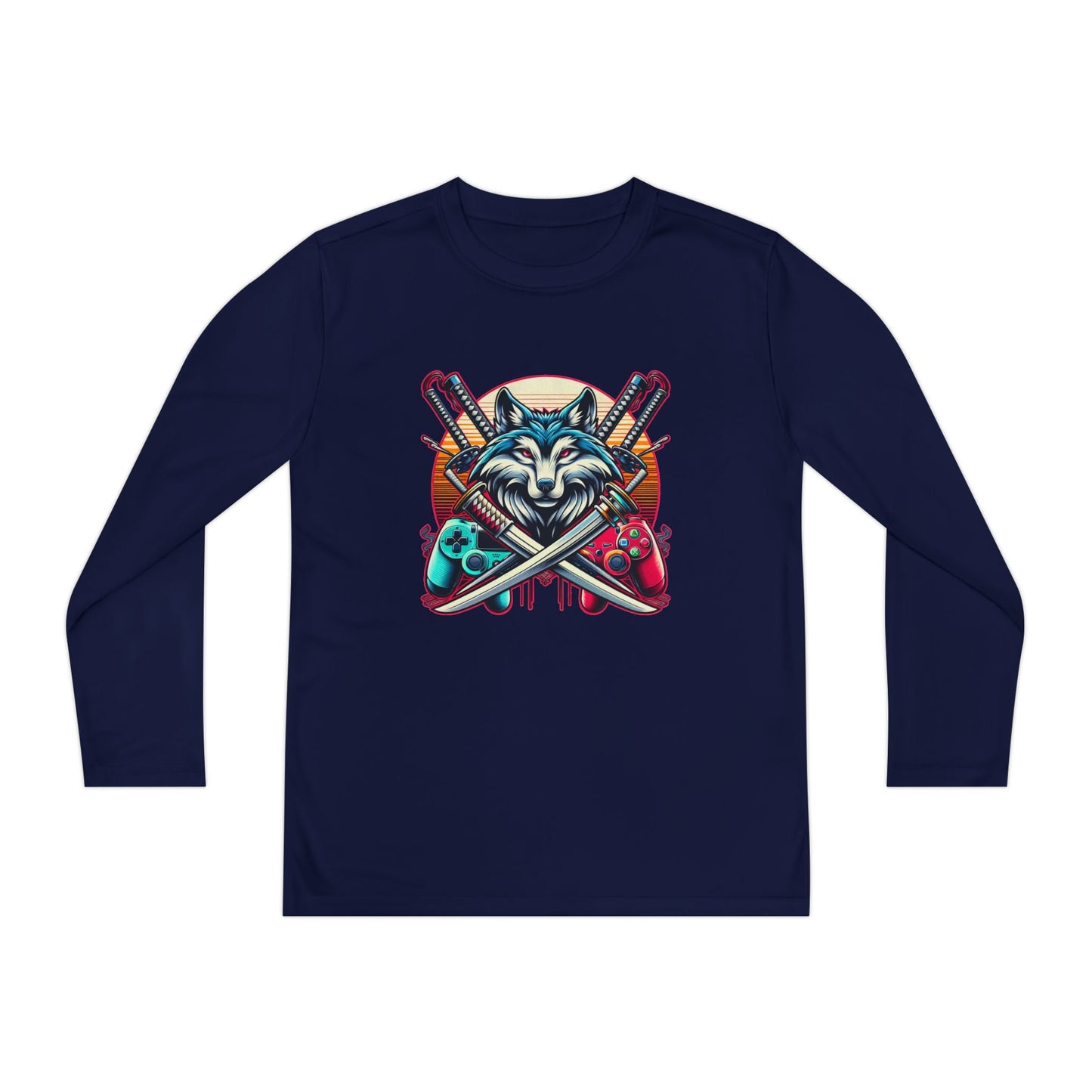 Xp wolf gamer long sleeve shirt