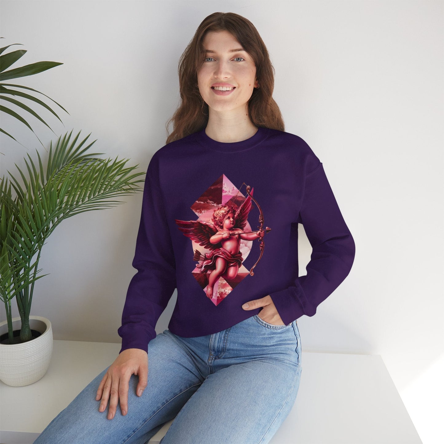 Cupid's Bow + Arrow - Love, Infiniti Unisex Crewneck Sweater