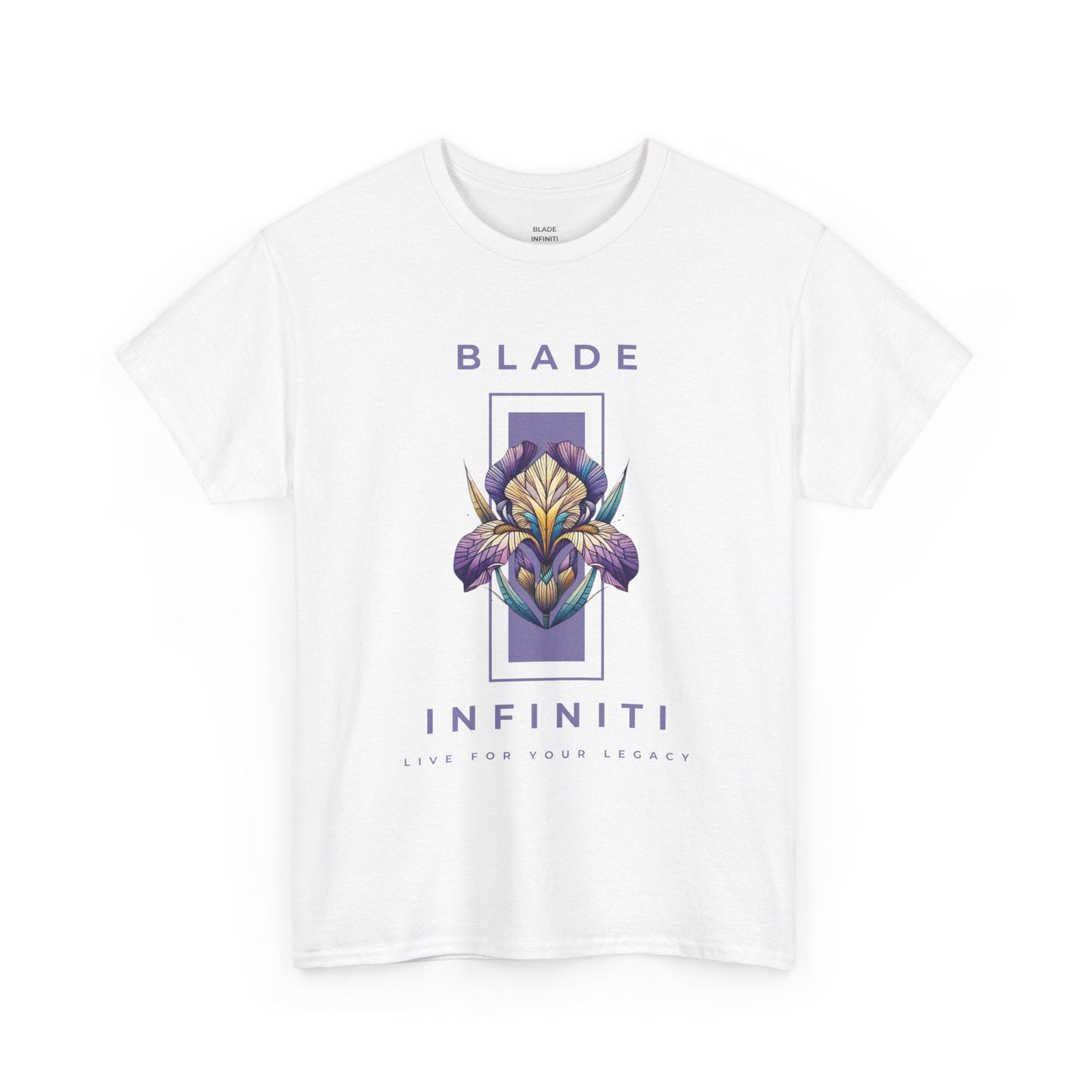 Essence of Infiniti Purple/Teal/Yellow Floral T-Shirt
