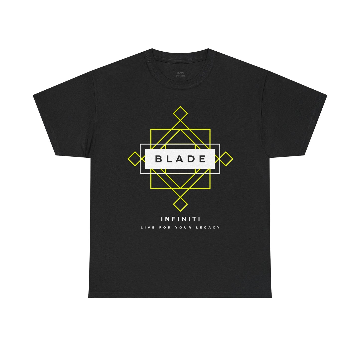 Geometric Infiniti Neon Green/White Ombre T-Shirt