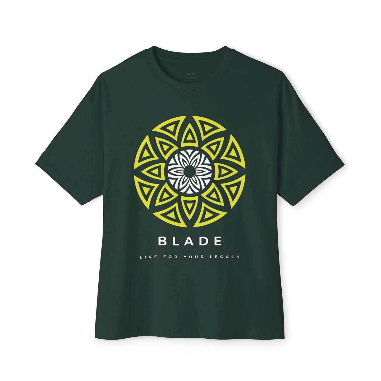 Boxy Oversized Ethereal Azteca Logo T-Shirt
