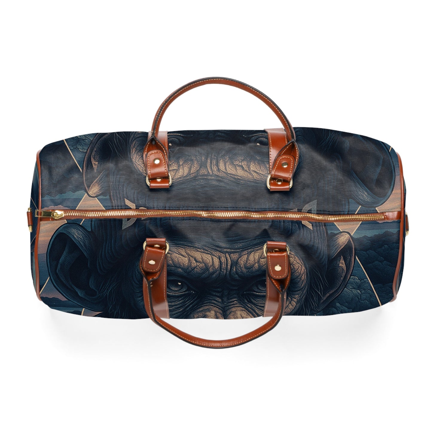 Galactic Weed Monkey Waterproof Travel Bag