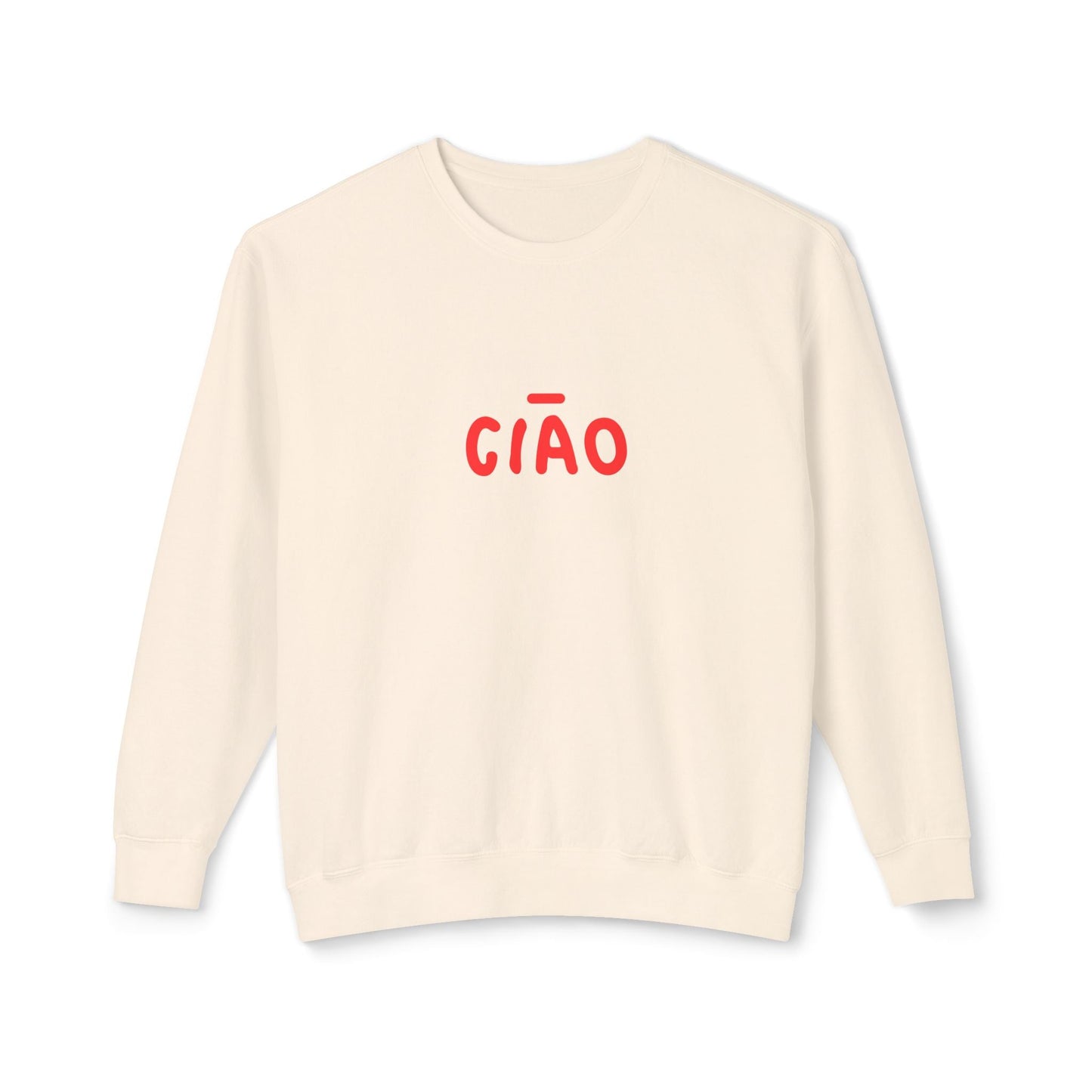 Playful CIAO Crewneck Sweatshirt, Ladies Loungewear