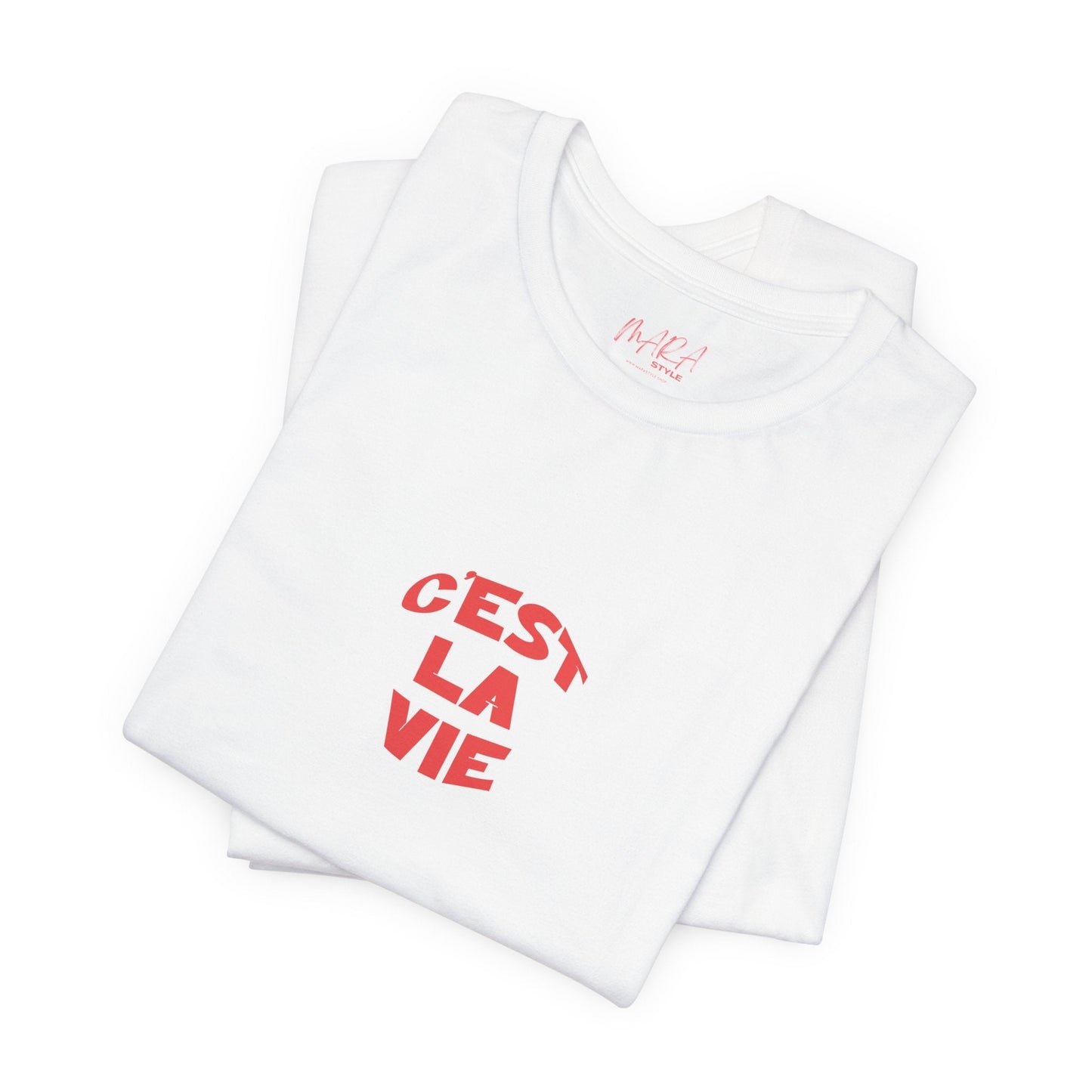 French C'est la Vie Ladies Tee