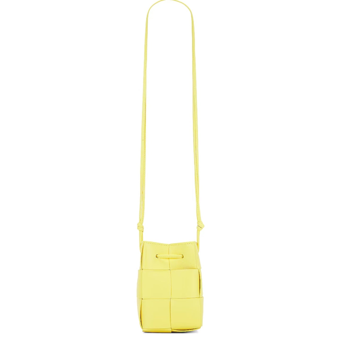 Chic Woven Mini Crossbody Bucket Bag – Lightweight Shoulder Handbag