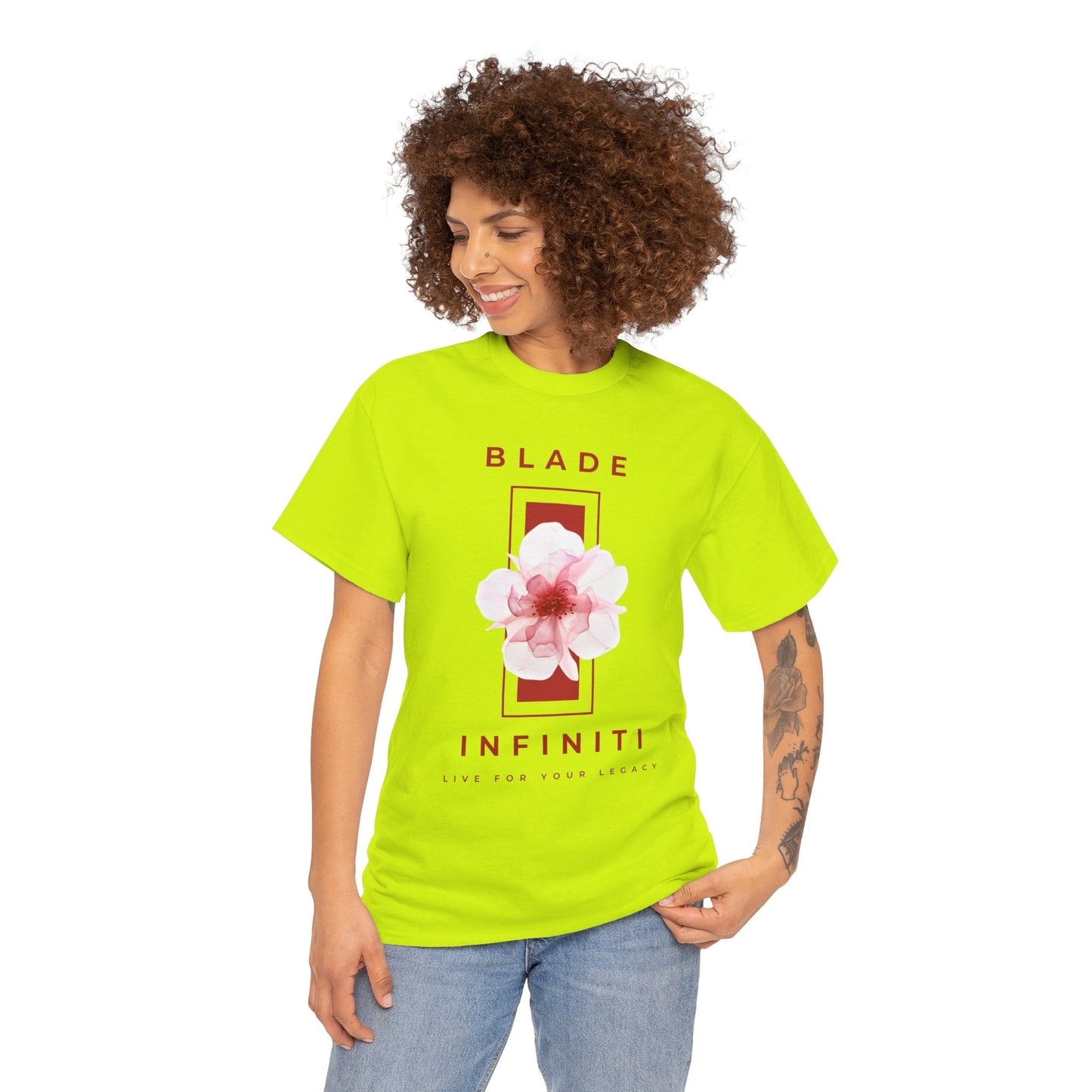 Essence of Infiniti Red/Pink Floral T-Shirt