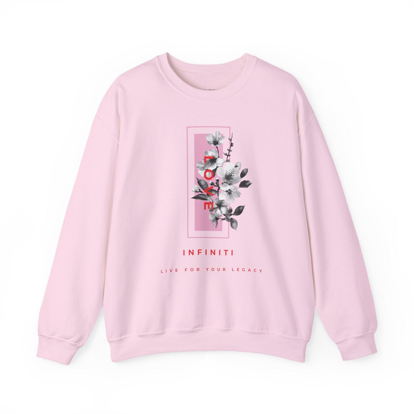 Bloom Bae Red/Pink Floral Love, Infiniti Sweater