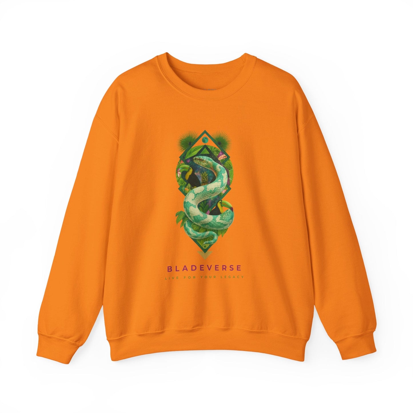 Galactic Snake Unisex Crewneck Sweater