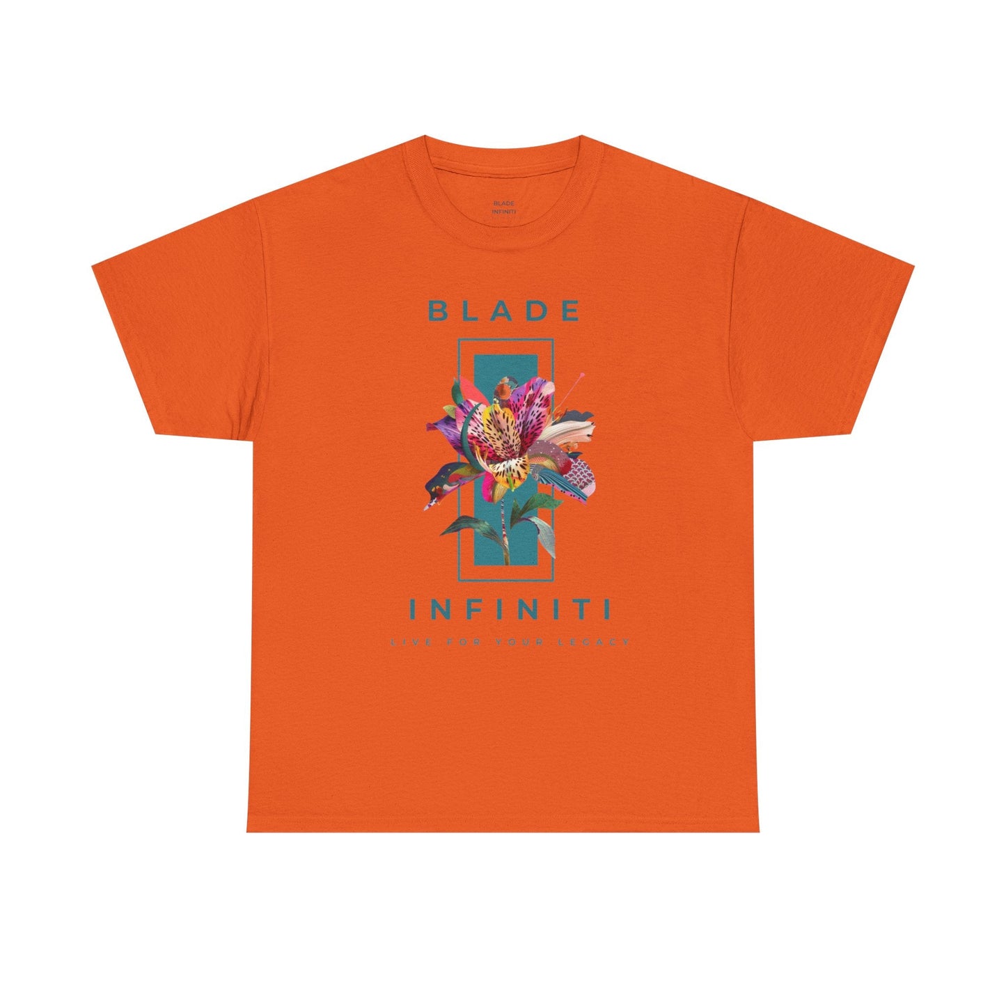 Essence of Infiniti Teal/Floral T-Shirt