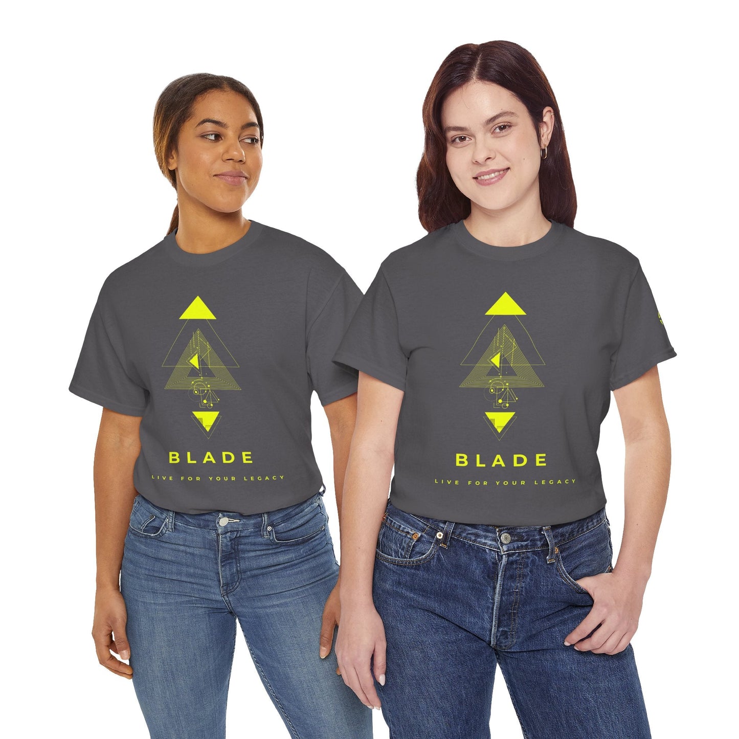 Geometric Odyssey Neon Green TX T-Shirt