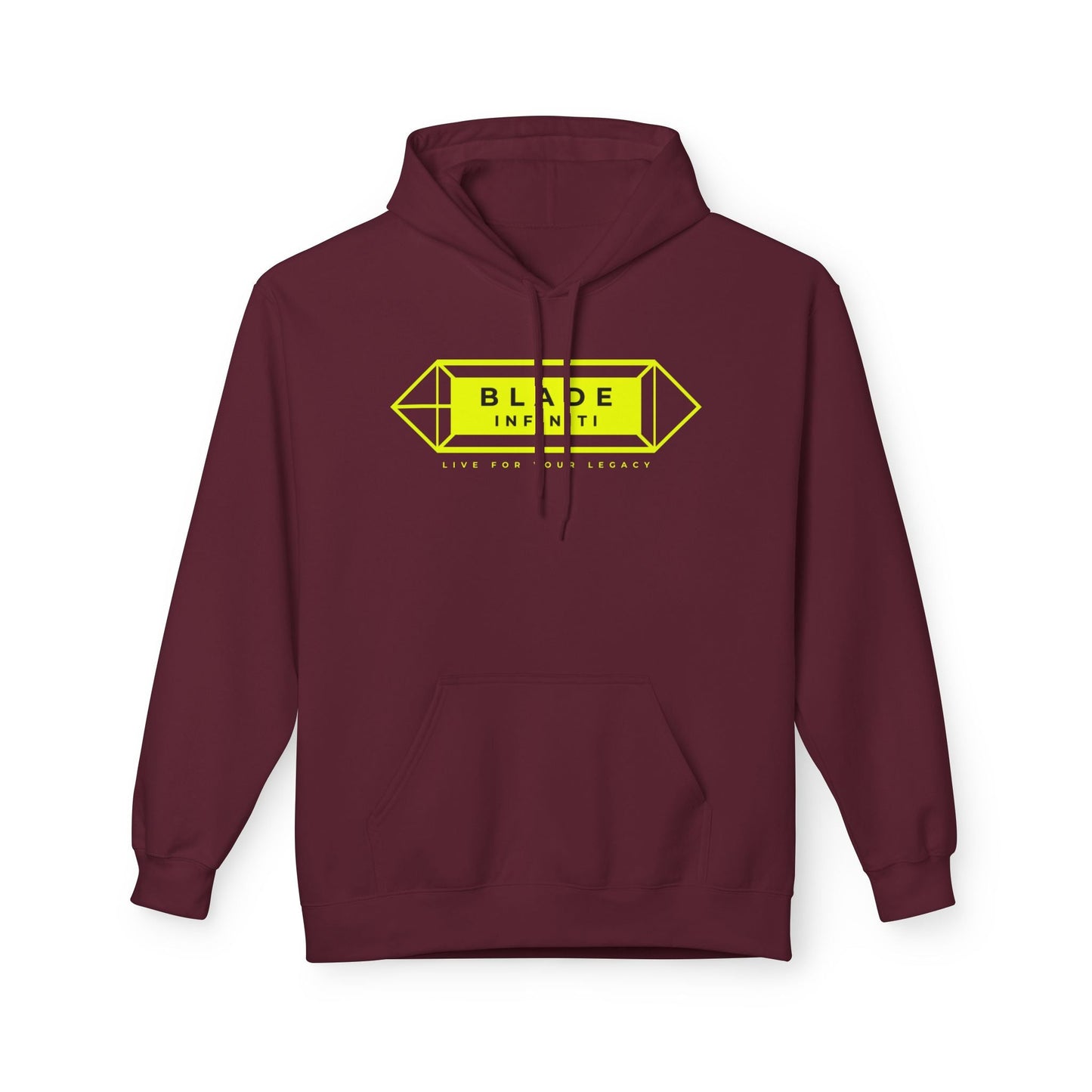 Geometric Infiniti Neon Green Hoodie