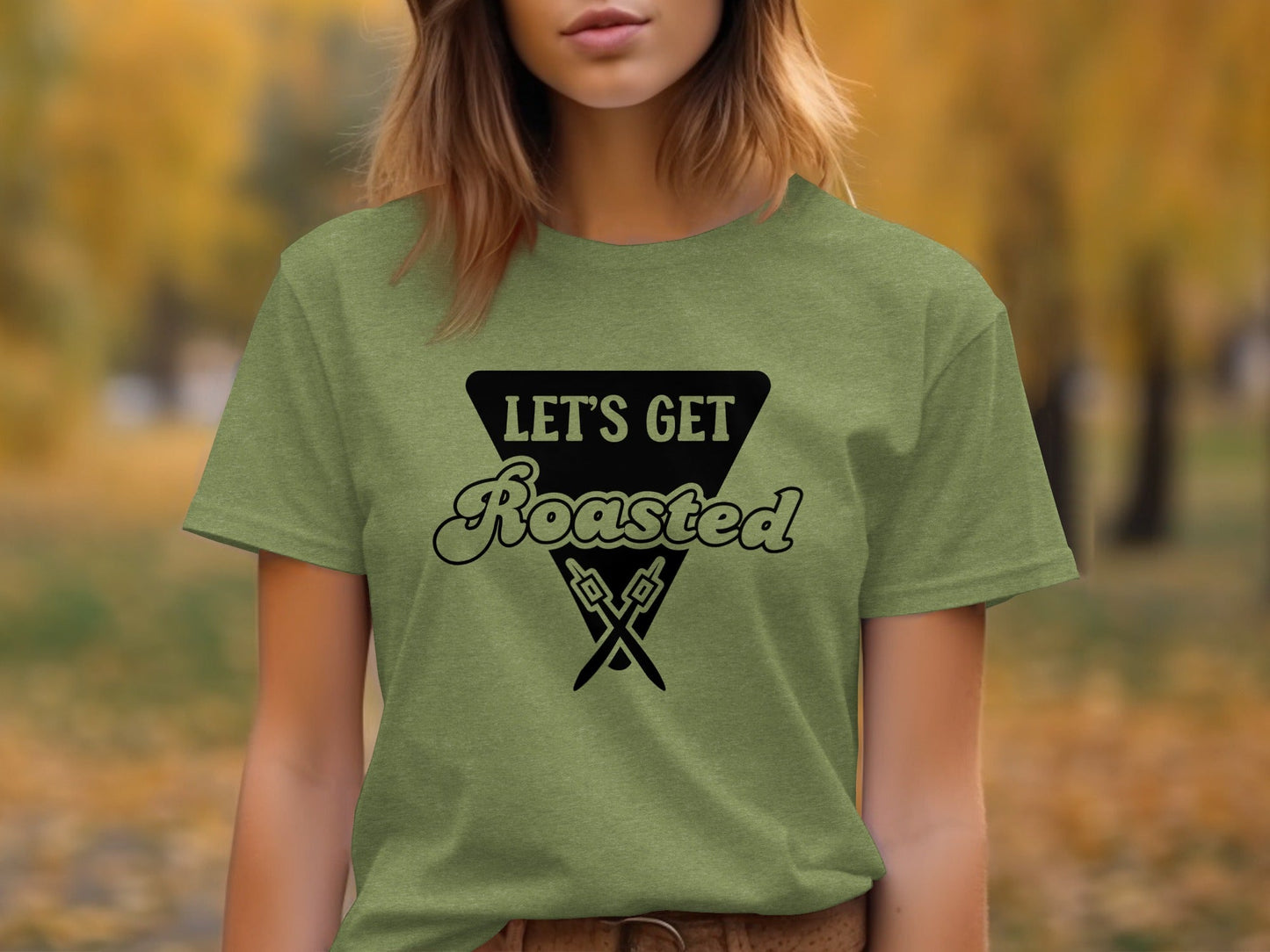 Let's Get Roasted Marshmallow Roasting Sticks T-Shirt