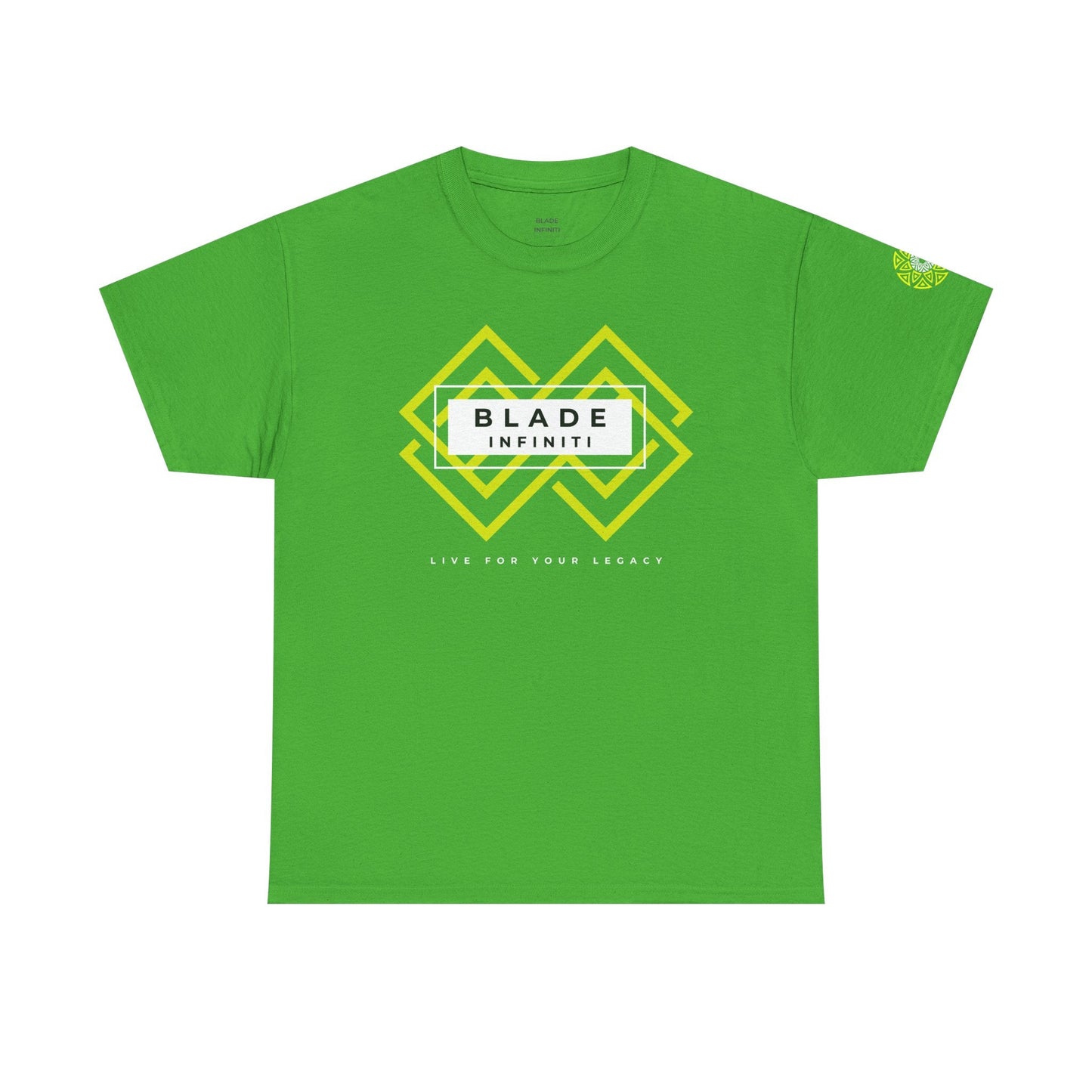Geometric Odyssey Version 4 Neon Green T-Shirt