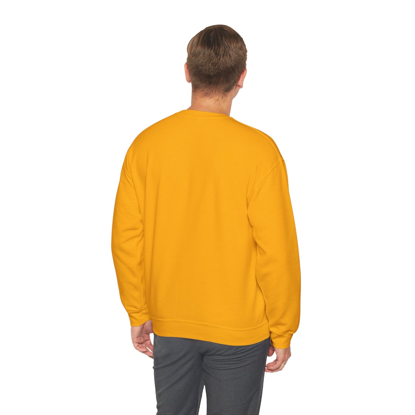 Bloom Bae Teal/Orange Floral Unisex Crewneck Sweater