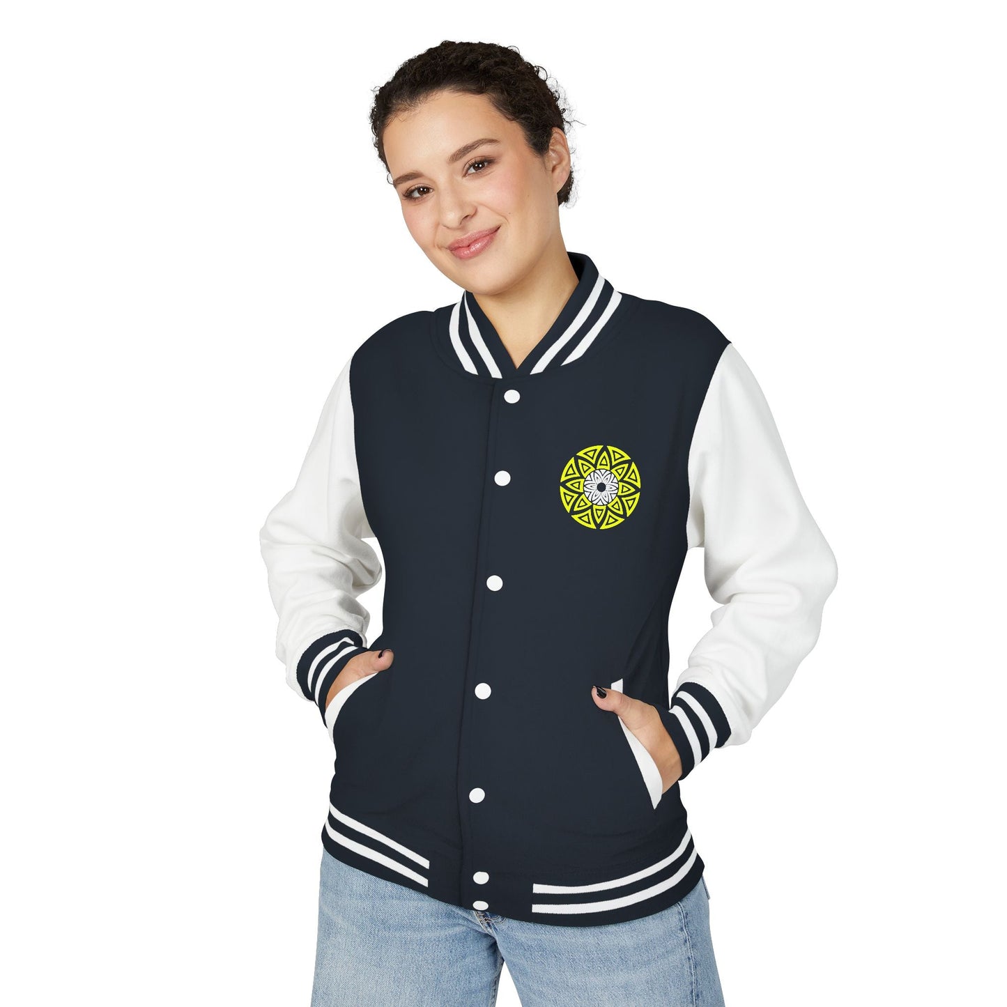Blade 45 Golden Yellow/White Letterman Jacket