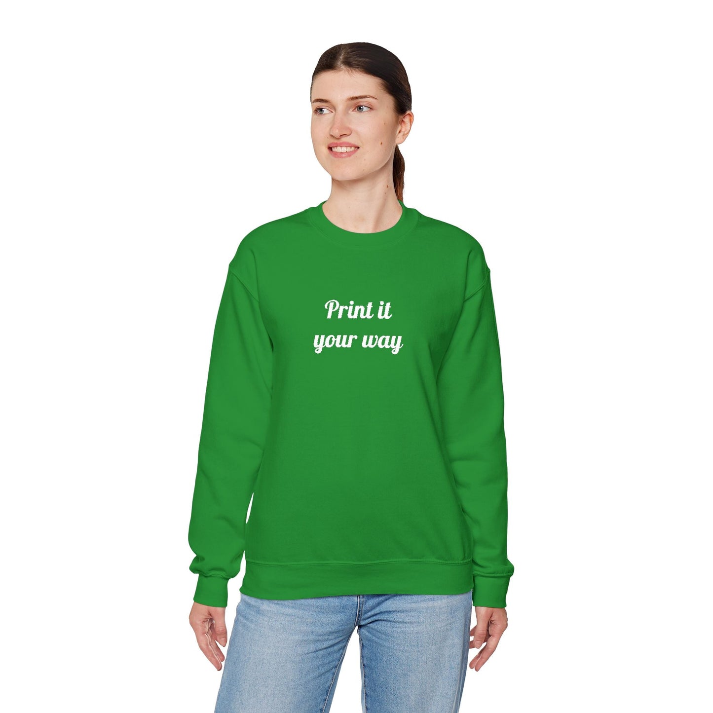Embroidery Personalization - Unisex Crewneck Sweater (Make It Yours)