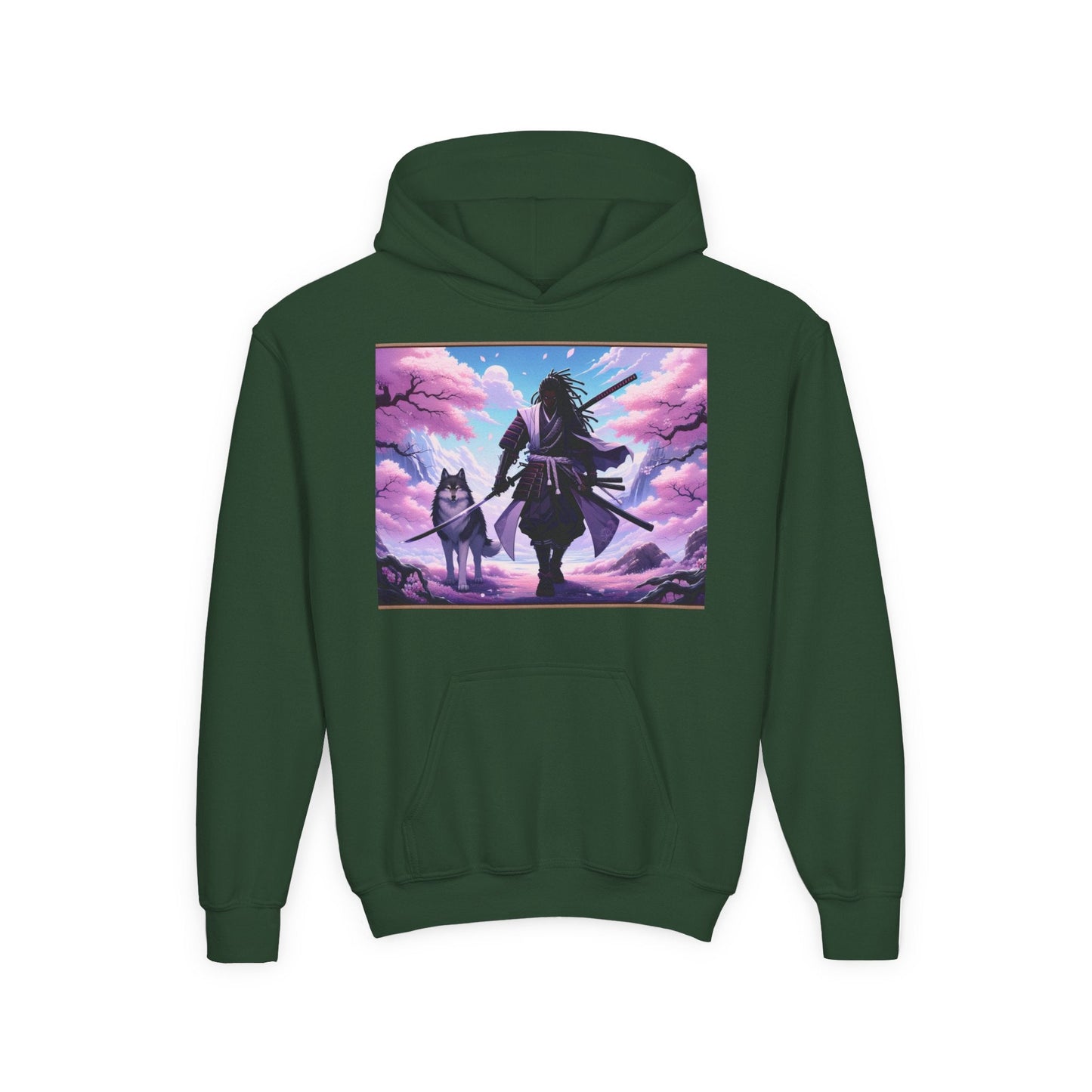 Walking The Wolves to Battle Youth Hooded Sweatshirt