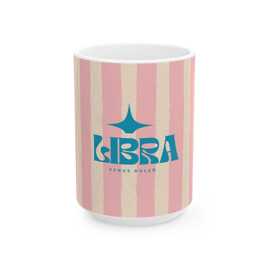 Astrological Wheel LIBRA Mug, Whimsical design
