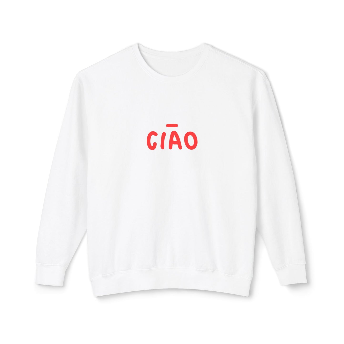 Playful CIAO Crewneck Sweatshirt, Ladies Loungewear