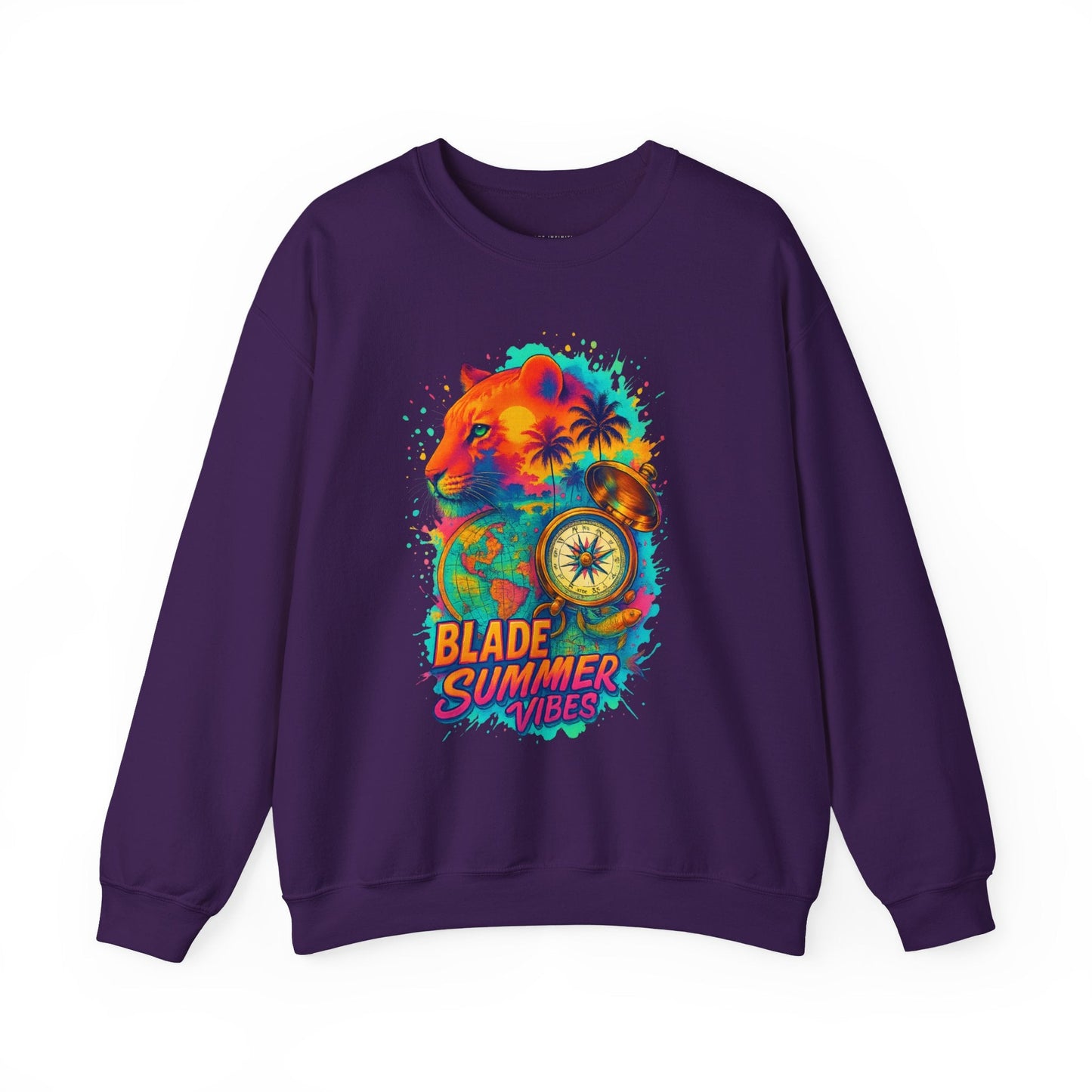 Primal Palms V1 Lion Unisex Crewneck Sweater