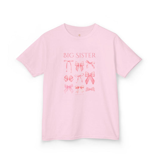 Bee the Best Big Sister Girls Short Sleeve Youth Hive Tee