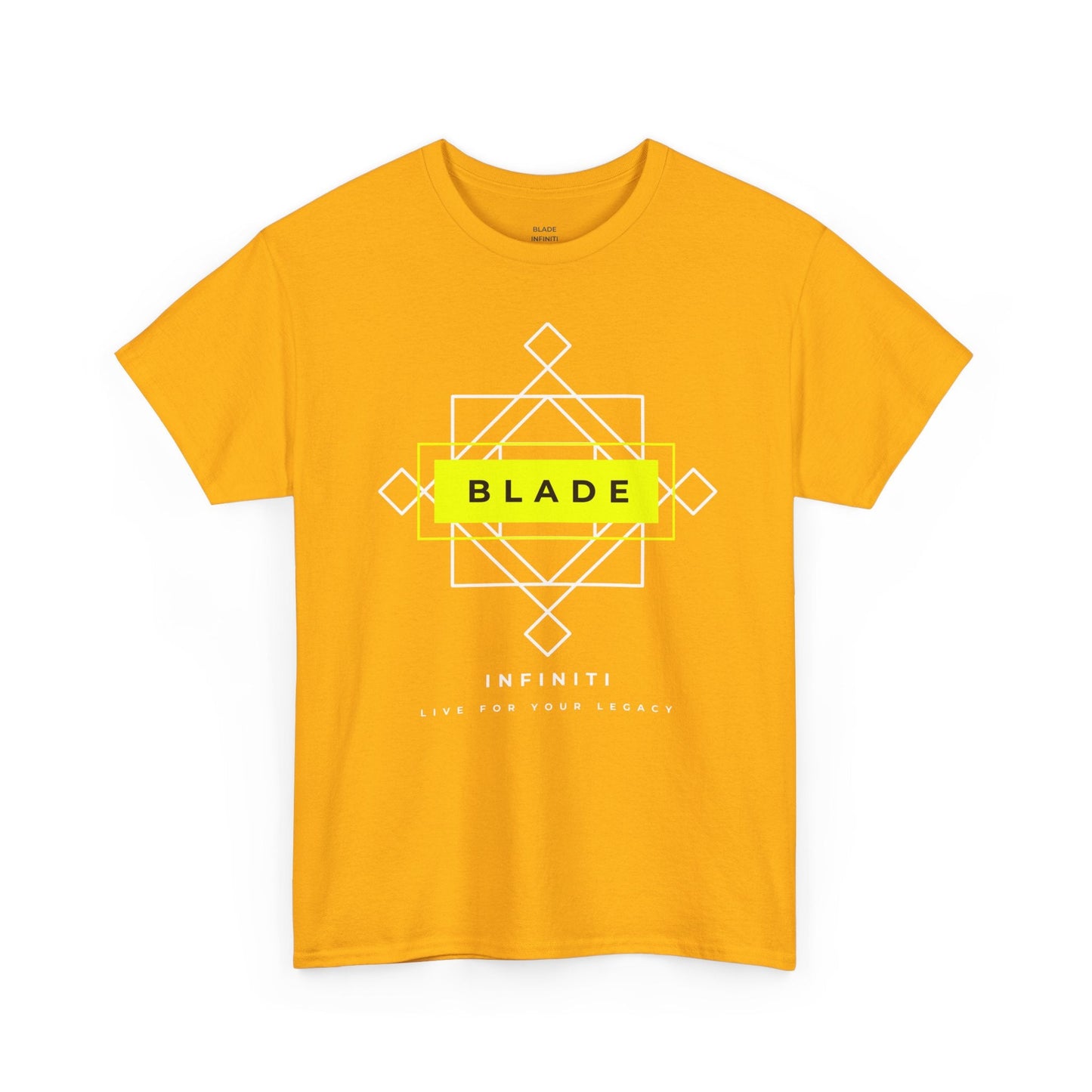 Geometric Infiniti Neon Green/White T-Shirt