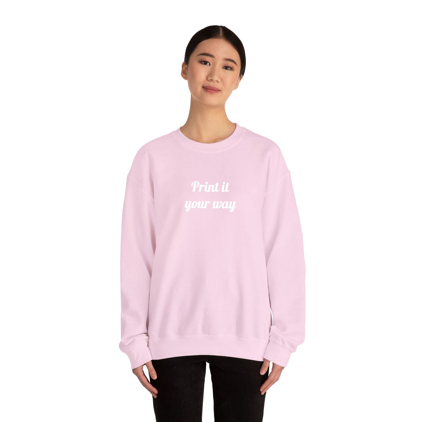 Embroidery Personalization - Unisex Crewneck Sweater (Make It Yours)