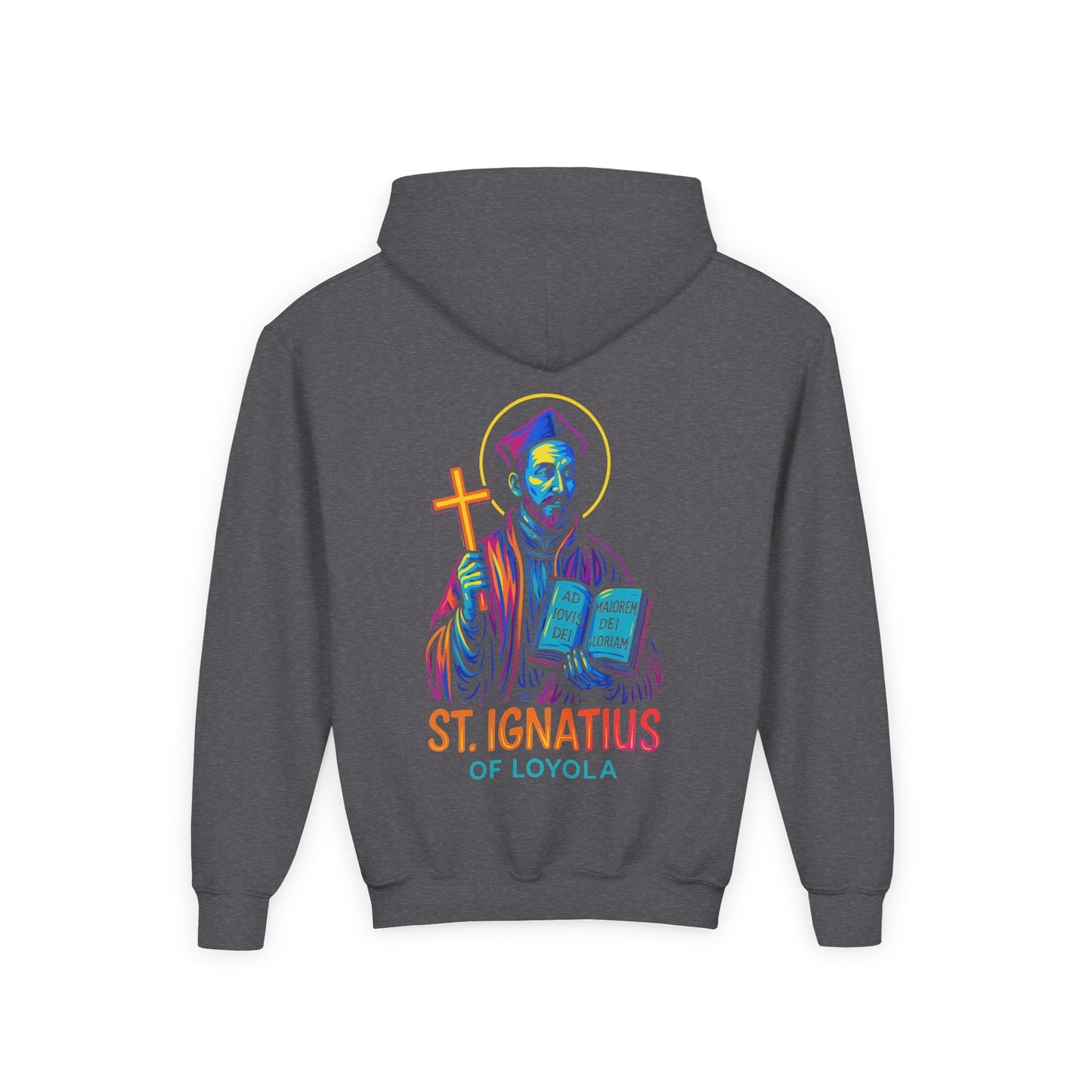 St. Ignatius of Loyola | Kids Catholic Hoodie | AMDG