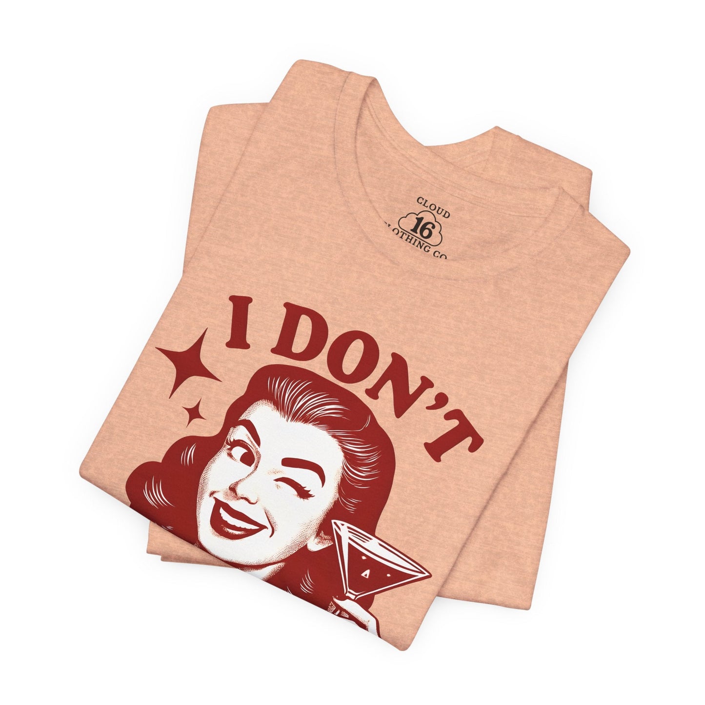 I Don't Care Retro Graphic T-Shirt – Unisex Vintage Style