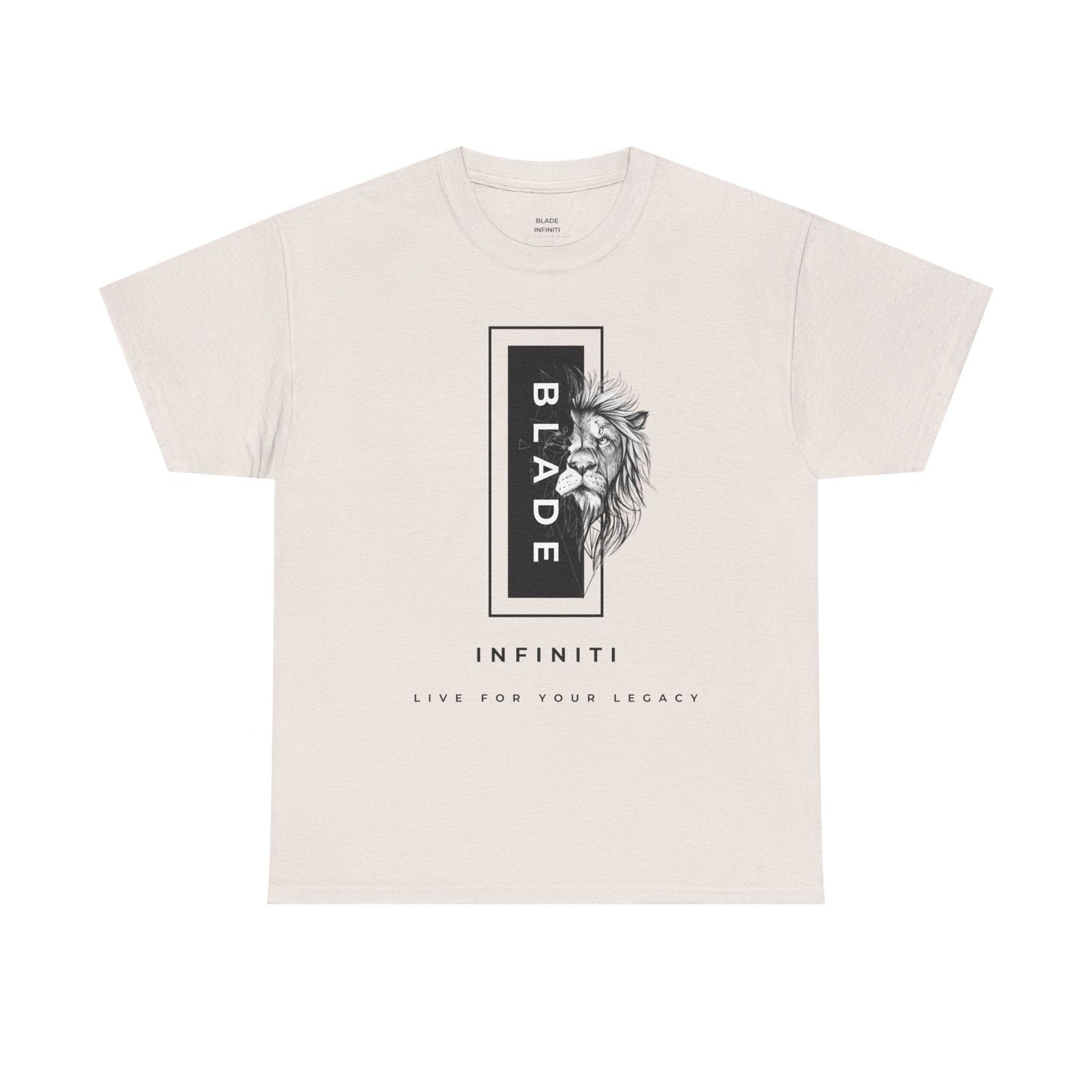 King Mane Legacy White/Black Lion T-Shirt
