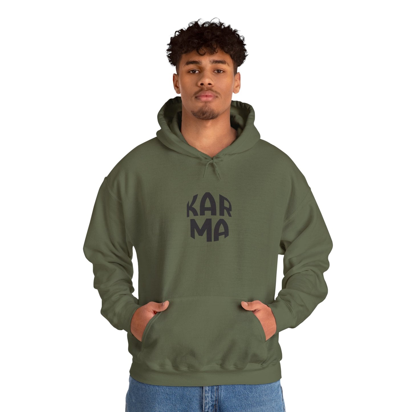 KARMA Unisex Cozy Hoodie, Street Style
