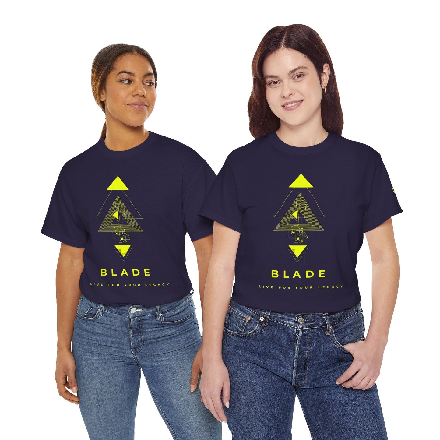 Geometric Odyssey Neon Green TX T-Shirt