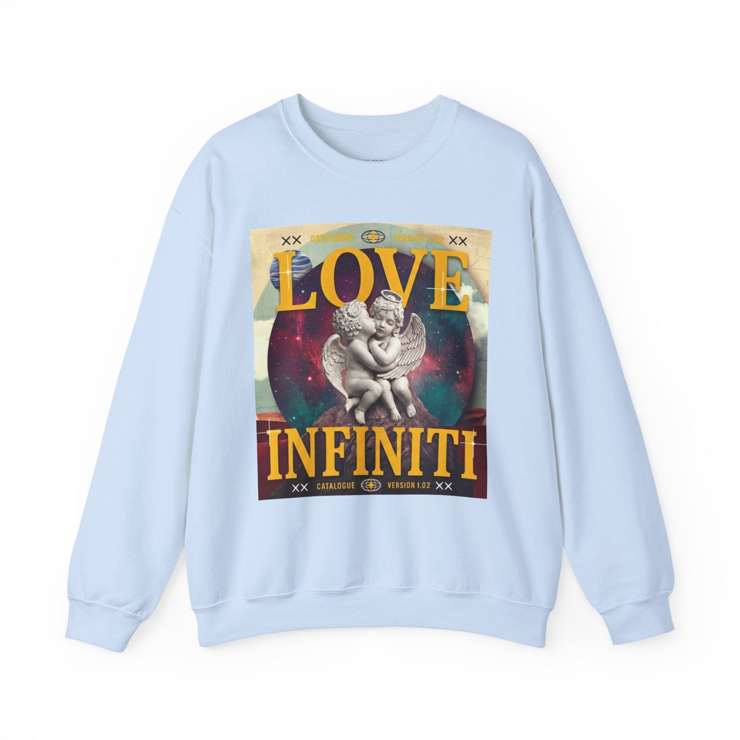 Celestial Love, Infiniti Unisex Crewneck Sweater