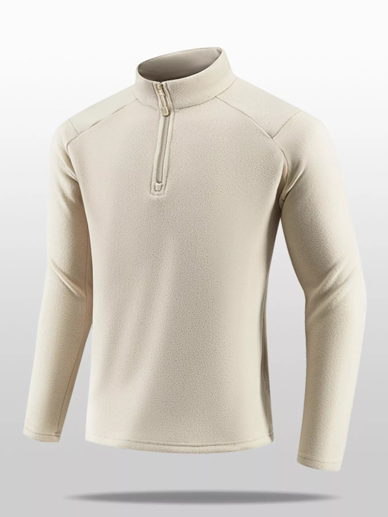 Men's Plus Size Comfortable Half-Zip Sweatshirt