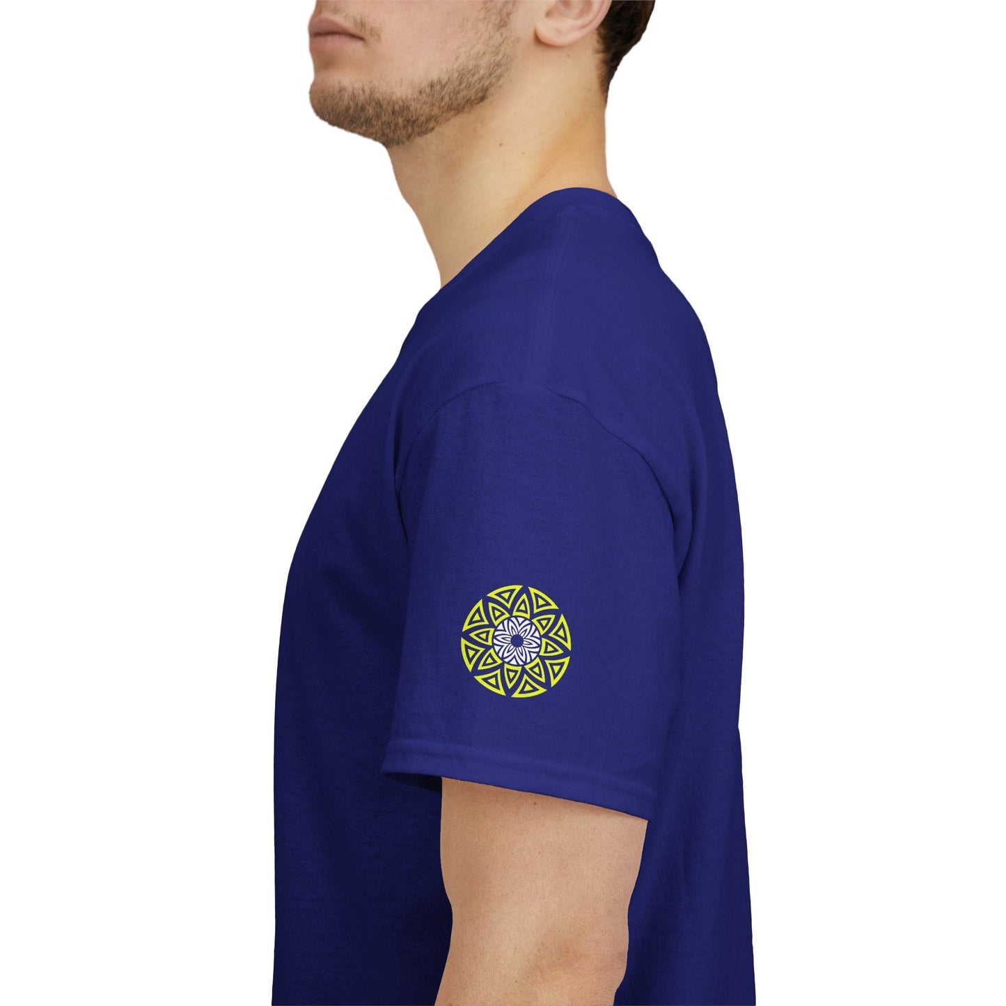 Geometric Odyssey Neon Green TX T-Shirt