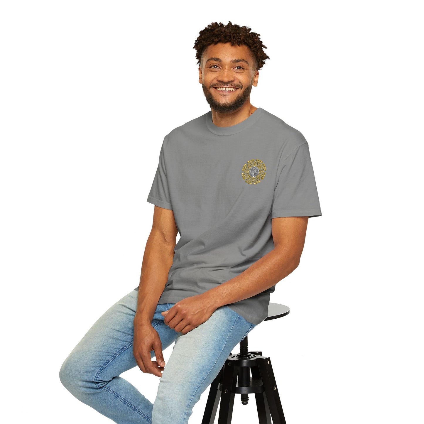 Ethereal Azteca Embroidered Logo T-Shirt