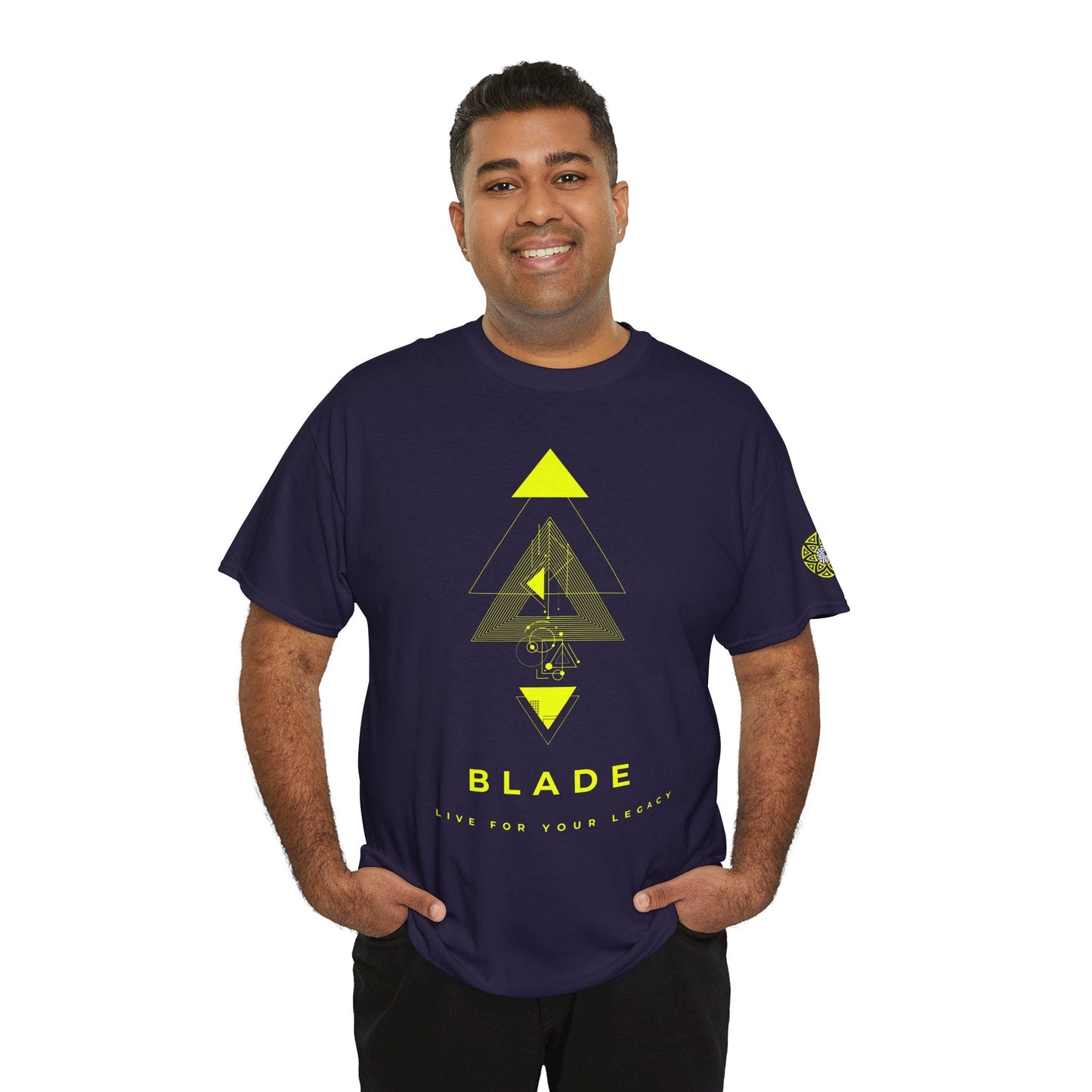 Geometric Odyssey Neon Green TX T-Shirt